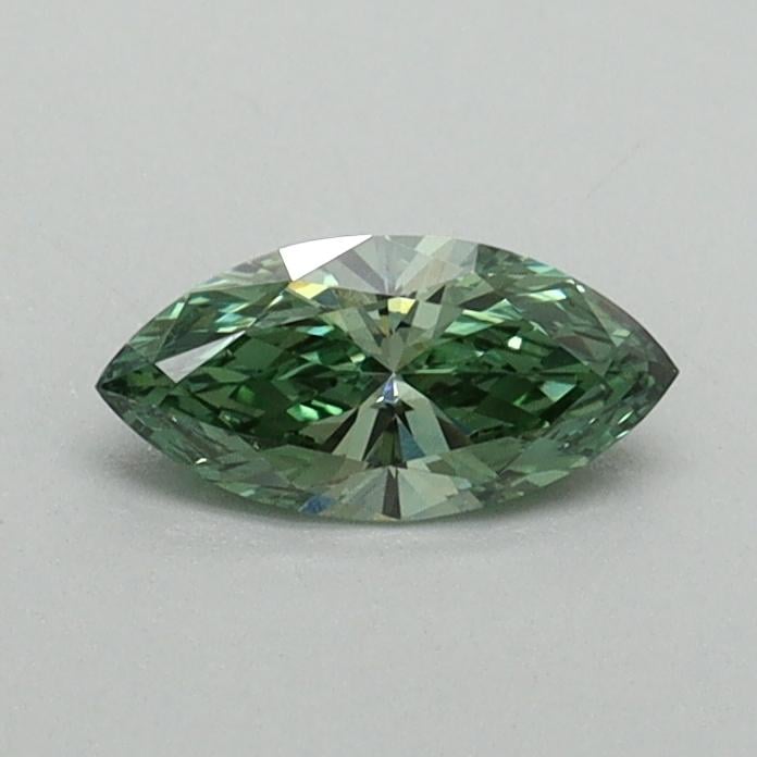 0.31 Ct. Fancy Vivid Green Marquise Lab Grown Diamond