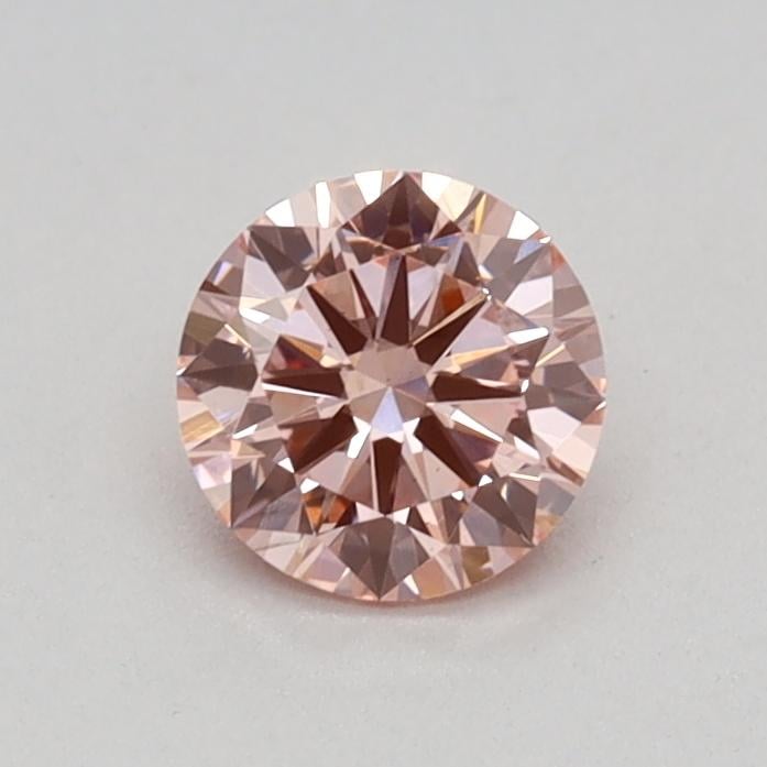 0.37 Ct. Fancy Intense Pink Round Lab Grown Diamond