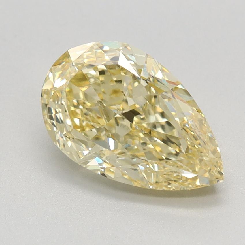 1.64 Ct. Fancy Intense Yellow Pear Lab Grown Diamond
