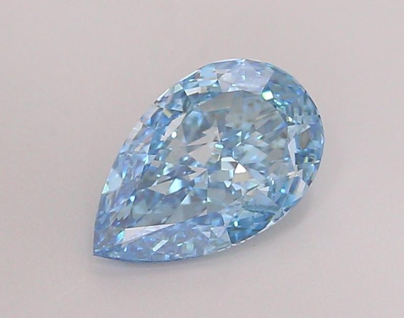 1.53 Ct. Fancy Vivid Blue Pear Lab Grown Diamond