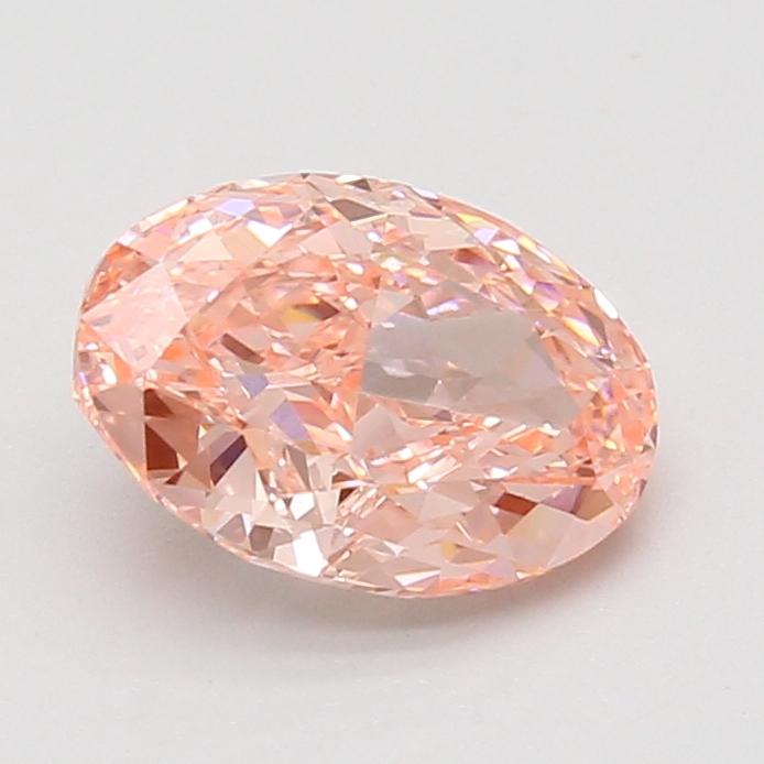 2.01 Ct. Fancy Vivid Pink Oval Lab Grown Diamond