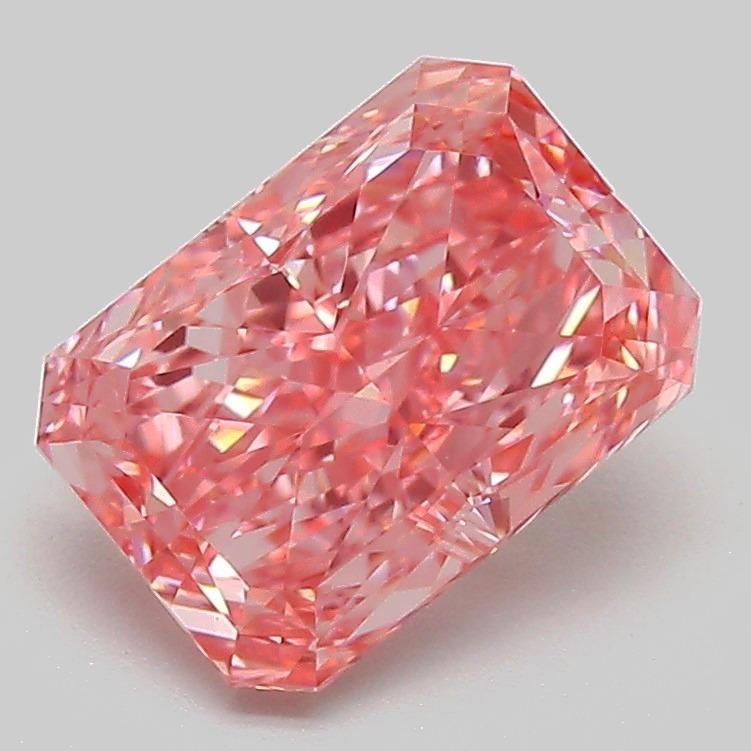 2.03 Ct. Fancy Vivid Pink Radiant Lab Grown Diamond