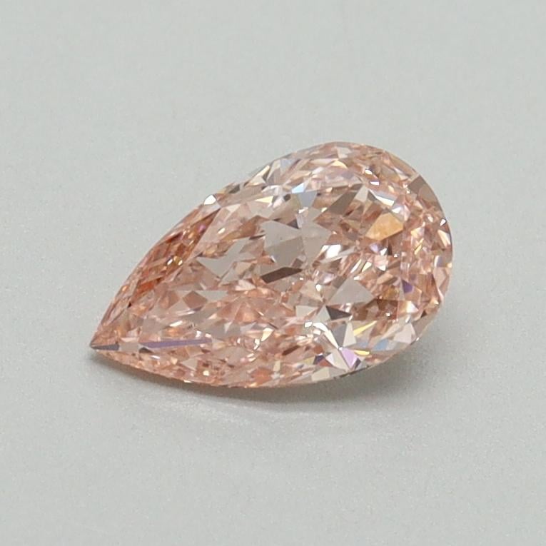 0.55 Ct. Fancy Intense Pink Pear Lab Grown Diamond