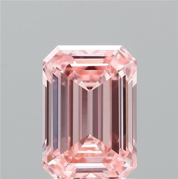 1.51 Ct. Fancy Vivid  Pink Emerald Lab Grown Diamond