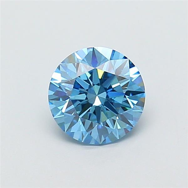 1.04 Ct. Fancy Vivid  Blue Round Lab Grown Diamond
