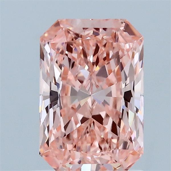 1.13 Ct. Fancy Vivid Pink Radiant Lab Grown Diamond
