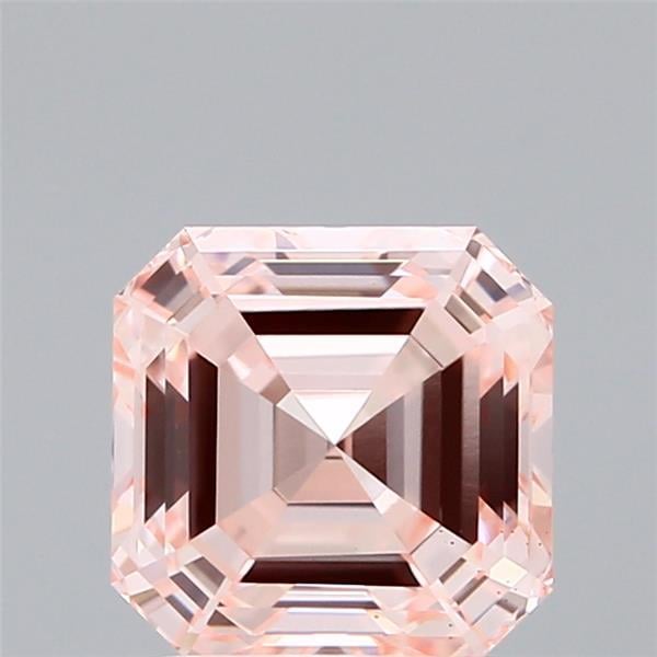 2.01 Ct. Fancy Intense Pink Asscher Lab Grown Diamond