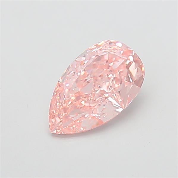 1.58 Ct. Fancy Intense Pink Pear Lab Grown Diamond