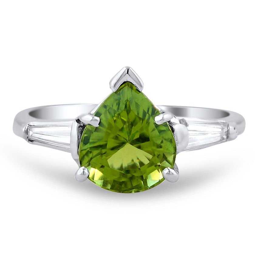 Retro Peridot Cocktail Ring