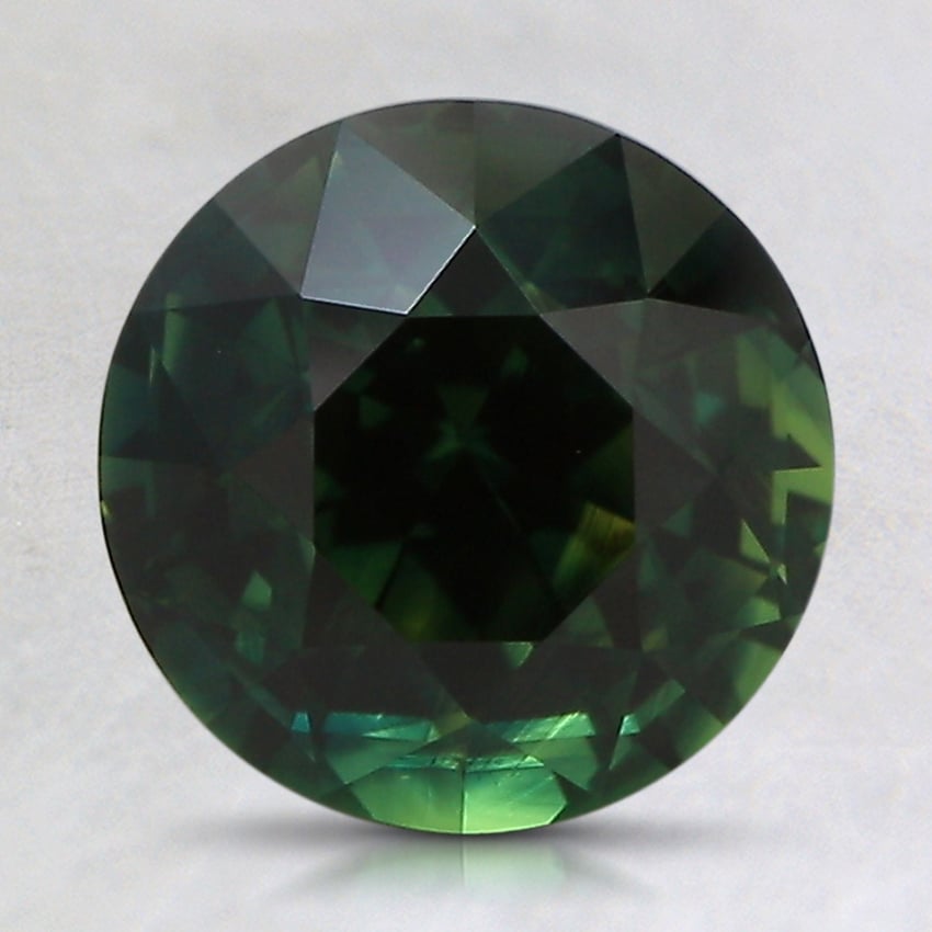 8.7mm Unheated Teal Round Australian Sapphire