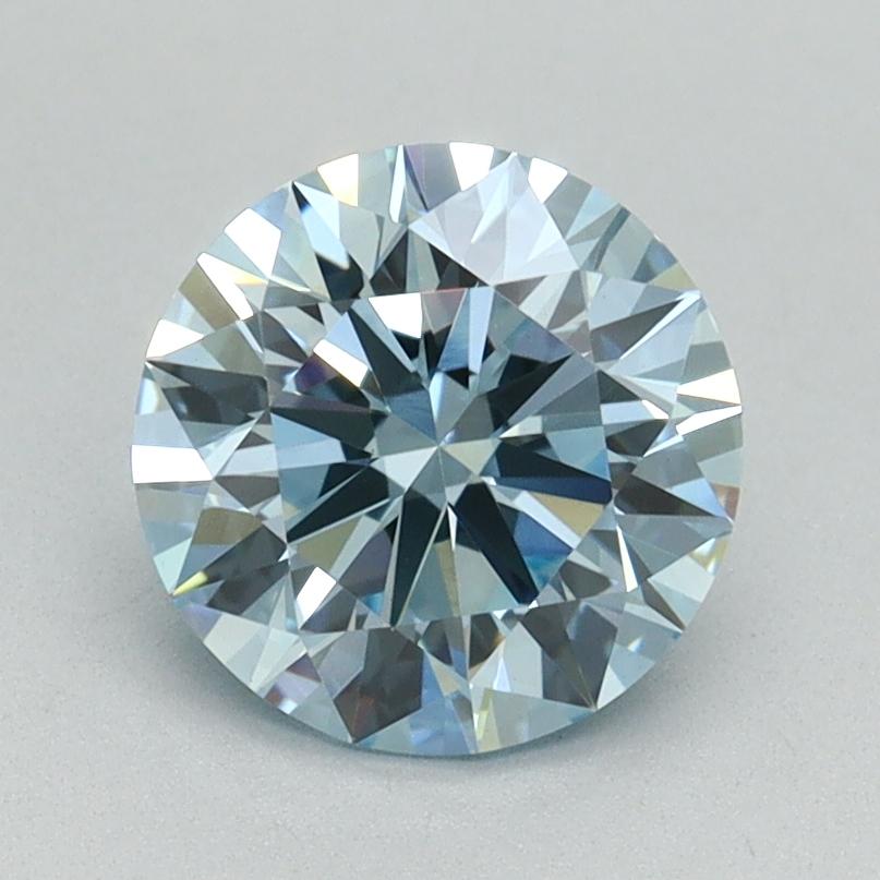 1.57 Ct. Fancy Intense Blue Round Lab Grown Diamond