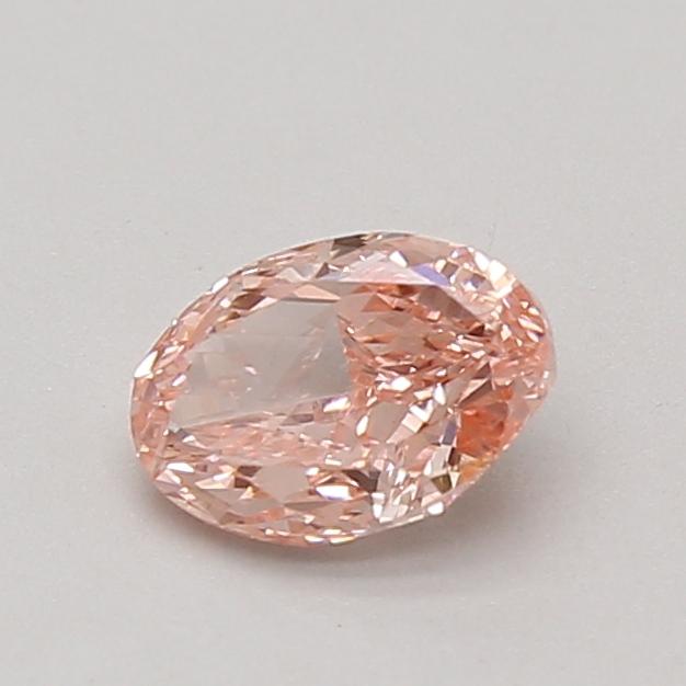 0.78 Ct. Fancy Vivid Pink Oval Lab Grown Diamond