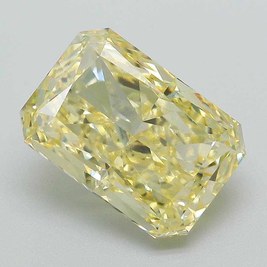 7.12 Ct. Fancy Vivid Yellow Radiant Lab Grown Diamond