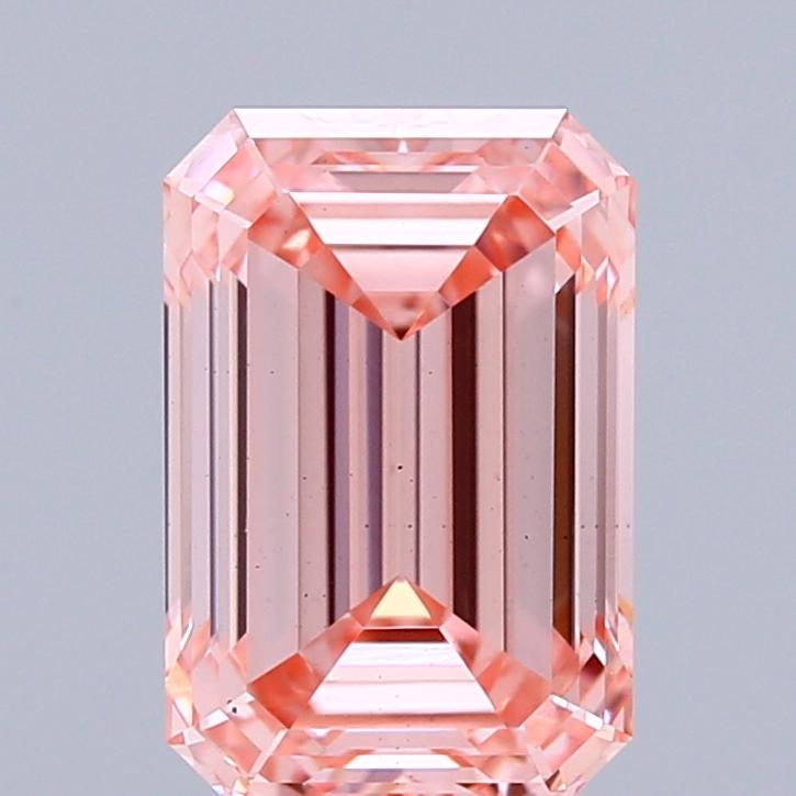 1.58 Ct. Fancy Vivid Pink Emerald Lab Grown Diamond