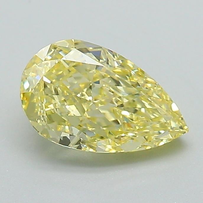 1.10 Ct. Fancy Intense Yellow Pear Lab Grown Diamond