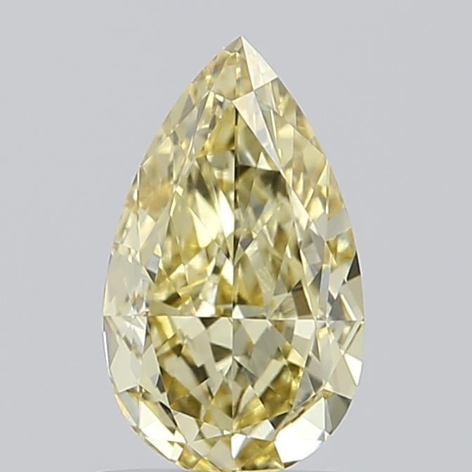 1.00 Ct. Fancy Yellow Pear Lab Grown Diamond