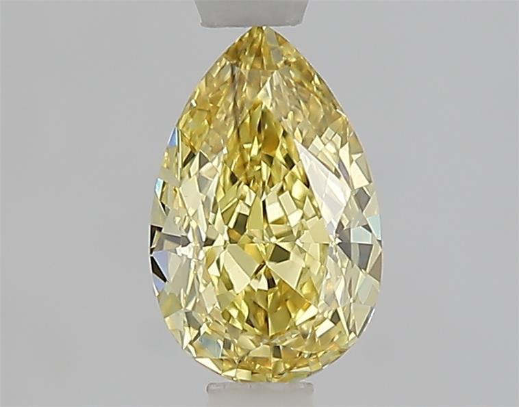 1.05 Ct. Fancy Intense  Yellow Pear Lab Grown Diamond