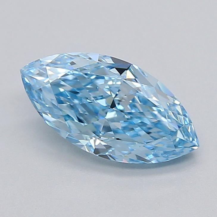 1.03 Ct. Fancy Vivid  Blue Marquise Lab Grown Diamond
