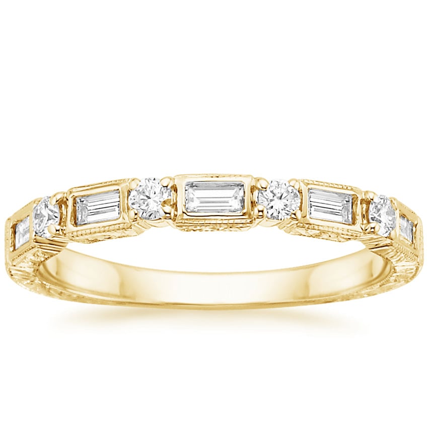 Rose gold diamond engagement ring with surprise diamond details