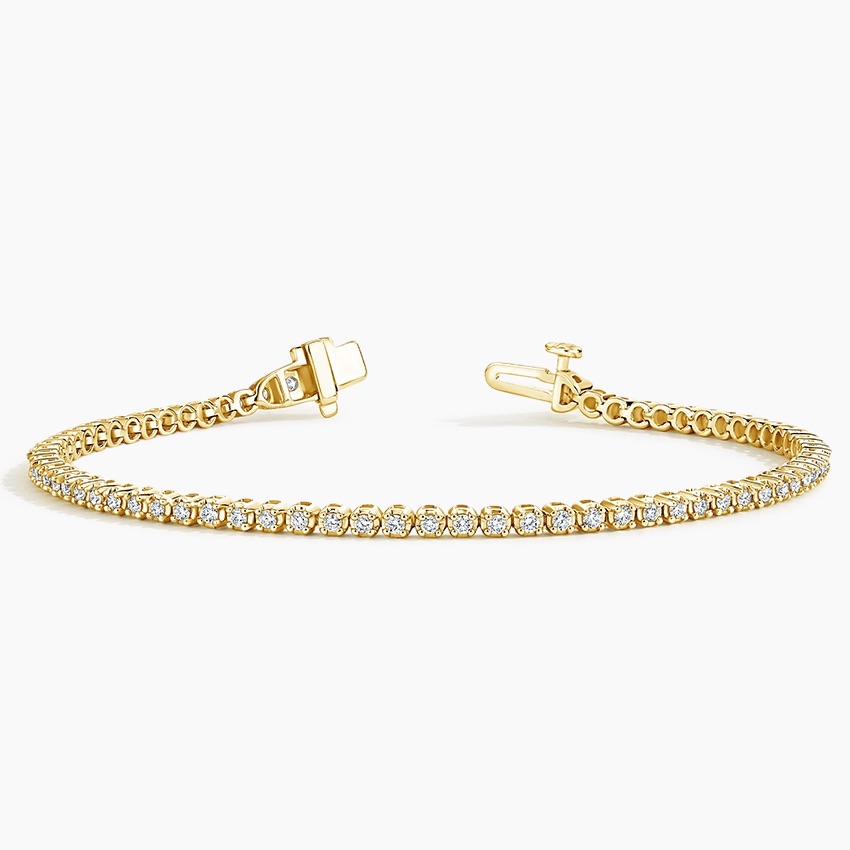 18K Yellow Gold Diamond Tennis Bracelet (1 ct. tw.)