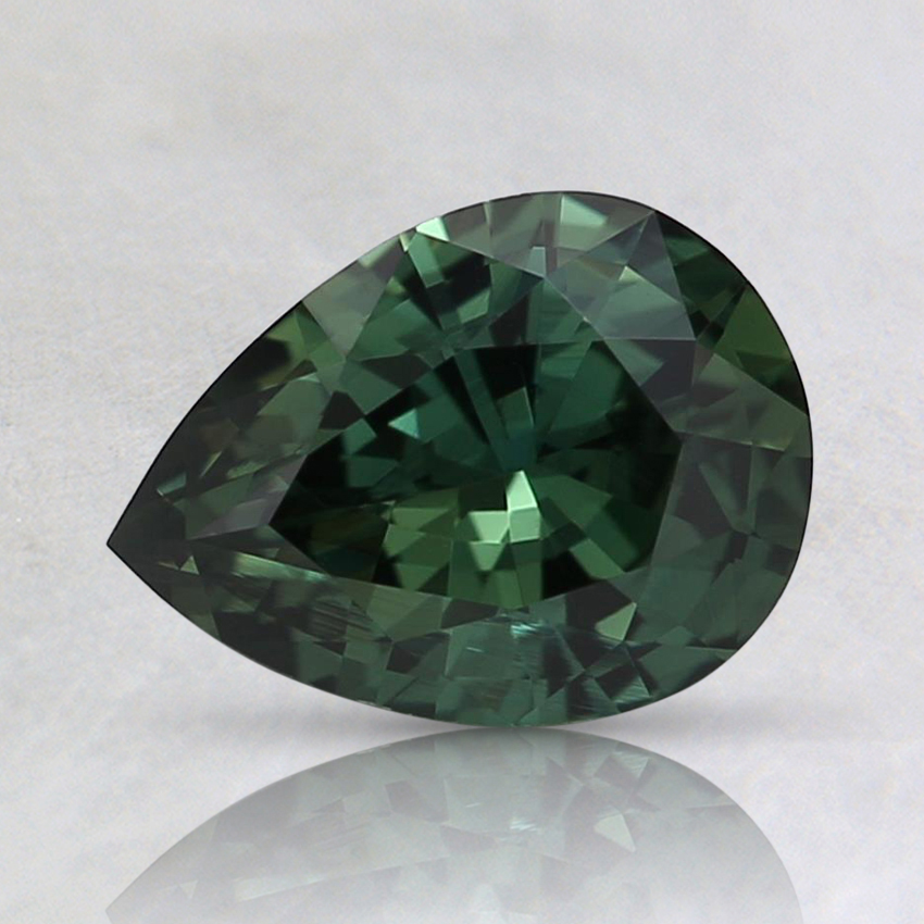 7.8x5.8mm Teal Pear Sapphire