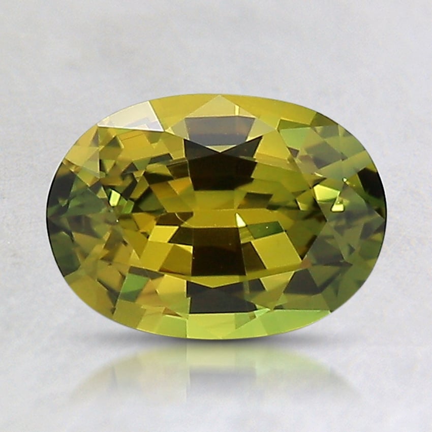 8x5.8mm Unheated Parti-Color Oval Australian Sapphire
