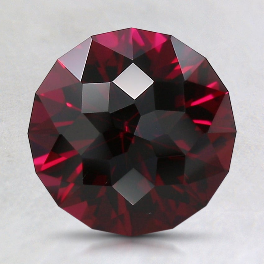 9.5x9.4mm Unheated Red Modified Round Garnet