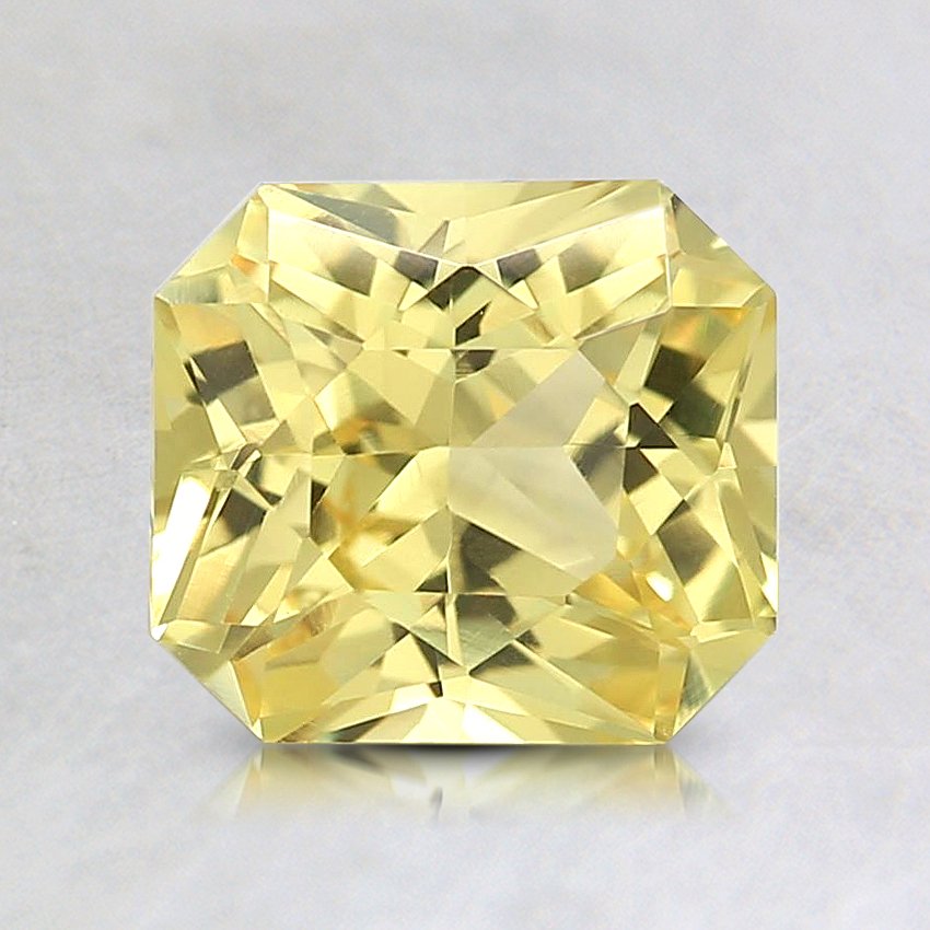 6.8x6.1mm Unheated Yellow Radiant Sapphire