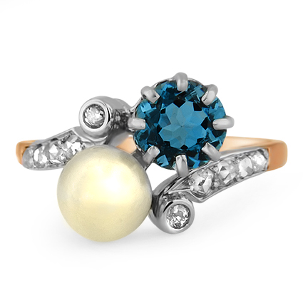 Victorian Other gemstones Vintage Ring