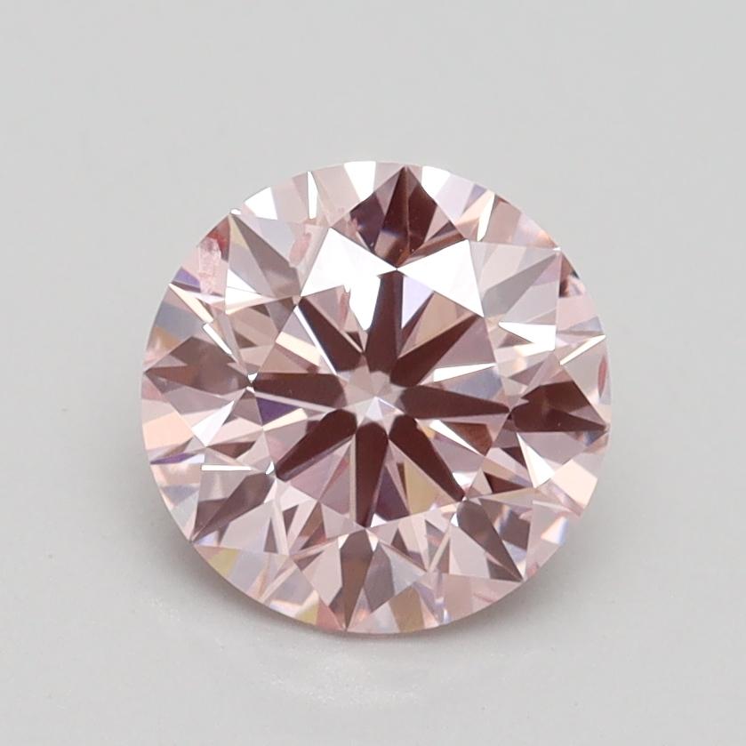 1.36 Ct. Fancy Intense Pink Round Lab Grown Diamond