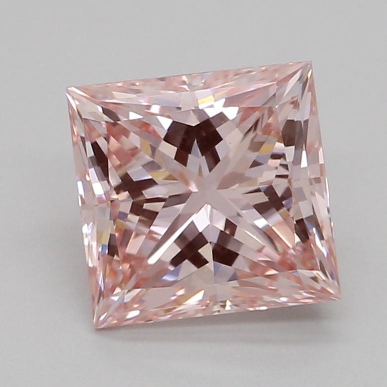 1.08 Ct. Fancy Intense Pink Princess Lab Grown Diamond