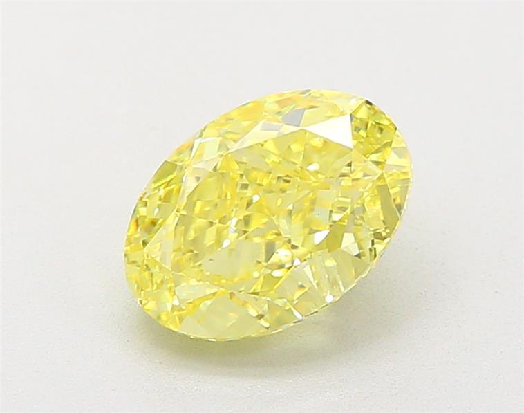 1.91 Ct. Fancy Vivid Yellow Oval Lab Grown Diamond