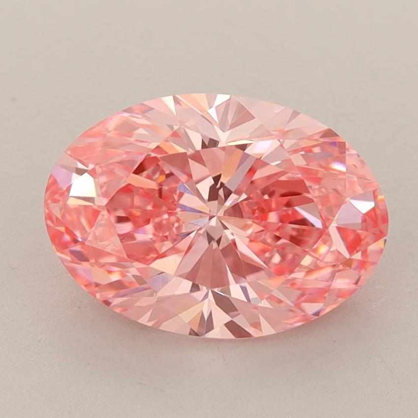 2.23 Ct. Fancy Vivid  Pink Oval Lab Grown Diamond