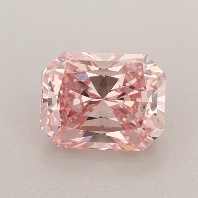 1.01 Ct. Fancy Intense  Pink Radiant Lab Grown Diamond