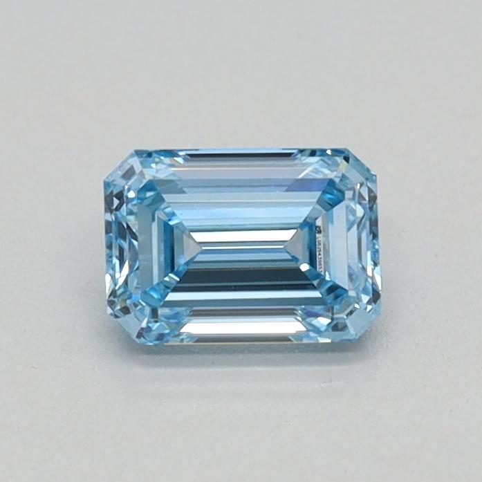 0.34 Ct. Fancy Intense Blue Emerald Lab Grown Diamond