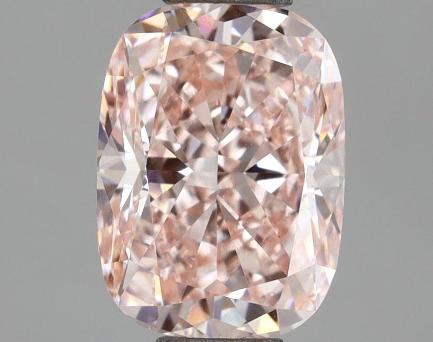 1.53 Ct. Fancy Intense Pink Cushion Lab Grown Diamond