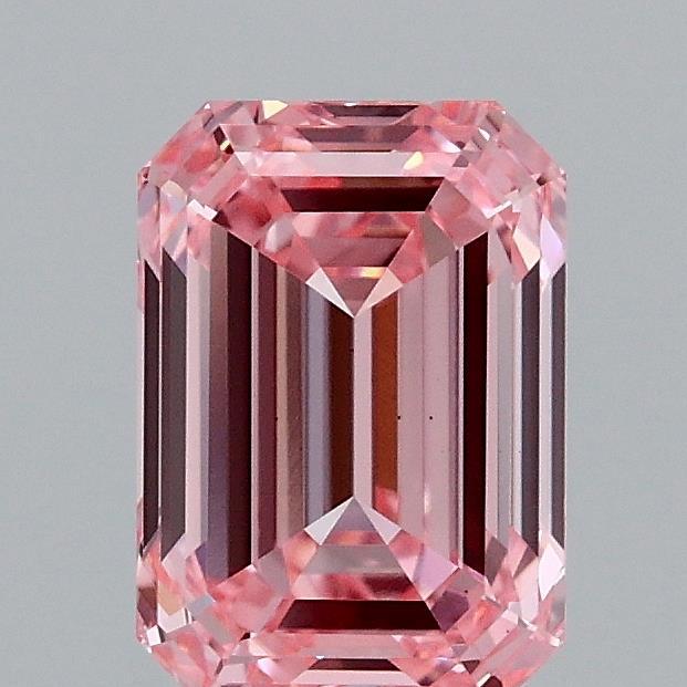 1.51 Ct. Fancy Vivid Pink Emerald Lab Grown Diamond