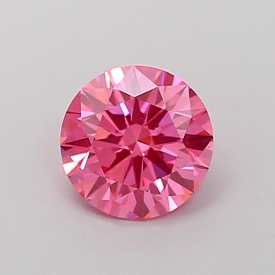 1.07 Ct. Fancy Vivid Pink Round Lab Grown Diamond