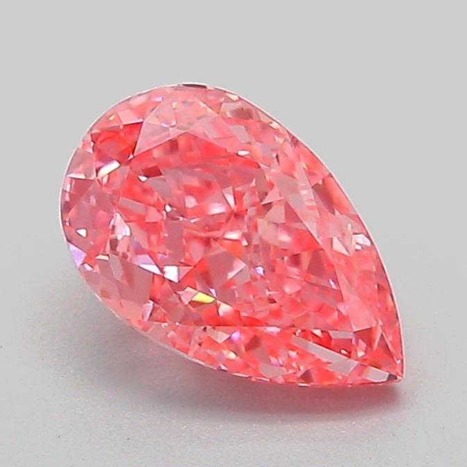 1.13 Ct. Fancy Vivid Pink Pear Lab Grown Diamond