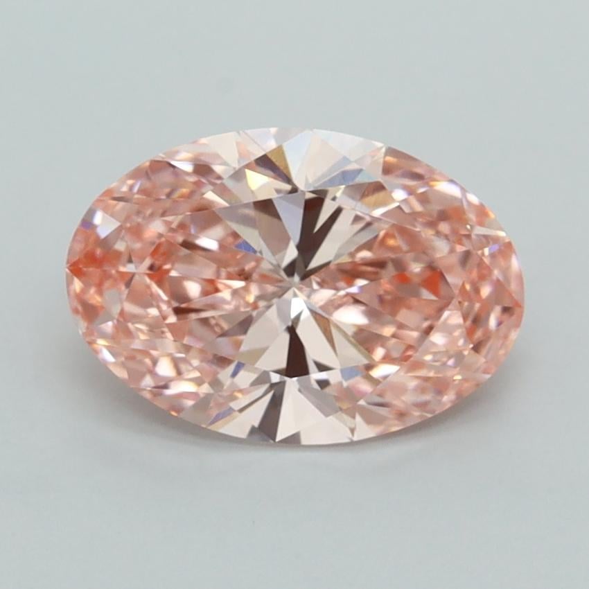 2.04 Ct. Fancy Vivid  Pink Oval Lab Grown Diamond