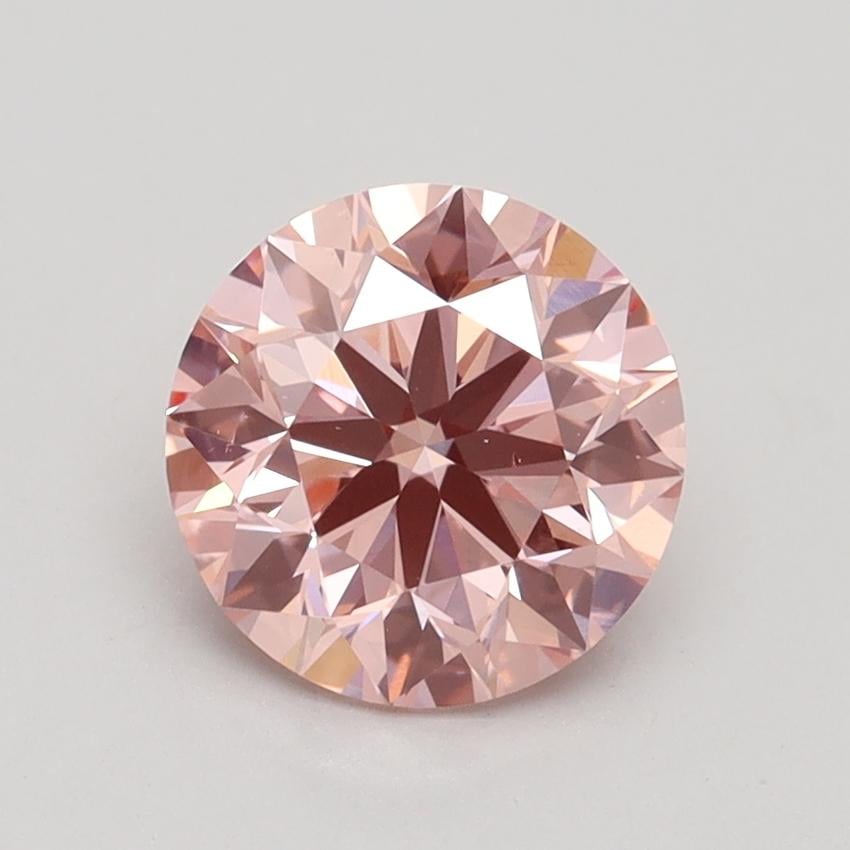 1.51 Ct. Fancy Intense Pink Round Lab Grown Diamond
