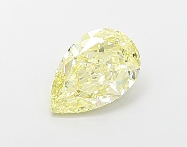 1.14 Ct. Fancy Vivid  Yellow Pear Lab Grown Diamond