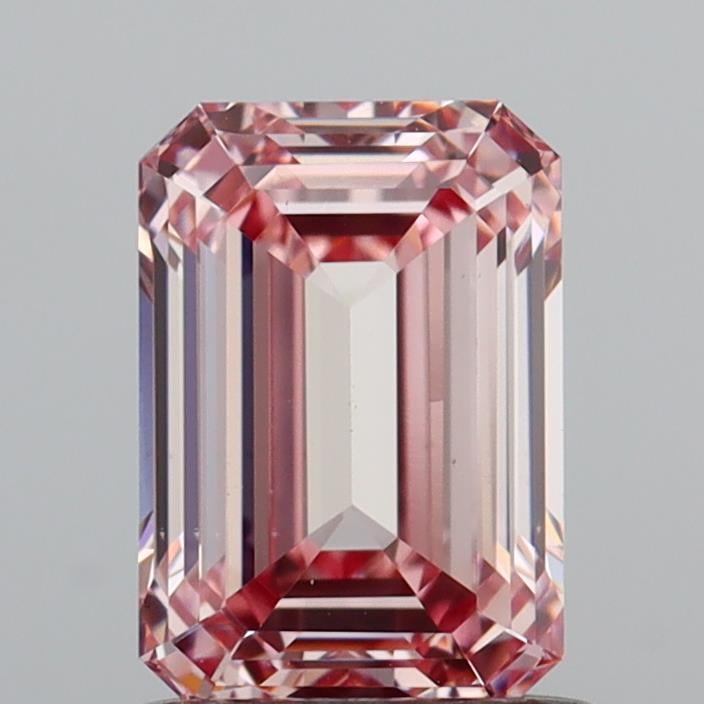 1.11 Ct. Fancy Intense  Pink Emerald Lab Grown Diamond