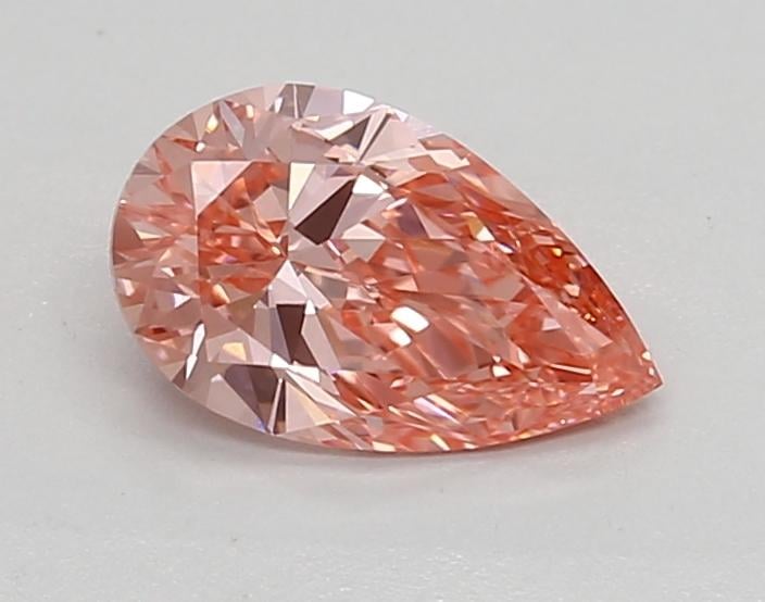 0.82 Ct. Fancy Vivid Pink Pear Lab Grown Diamond