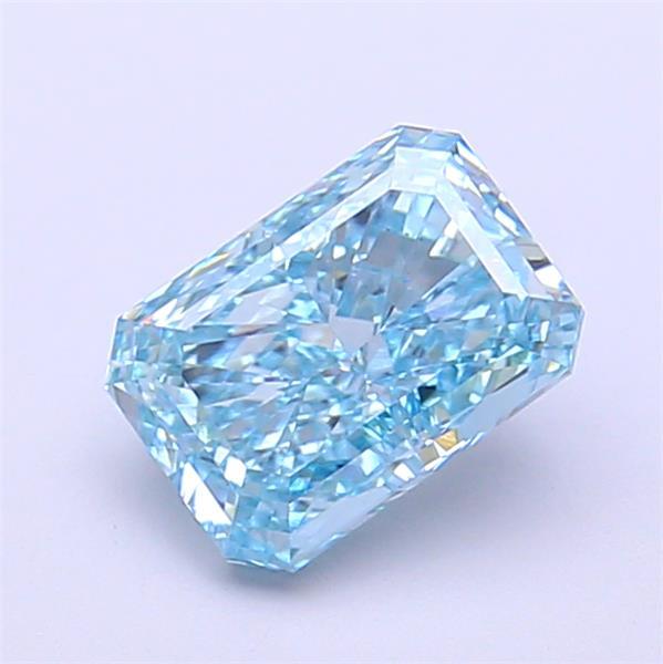 1.22 Ct. Fancy Intense Blue Radiant Lab Grown Diamond