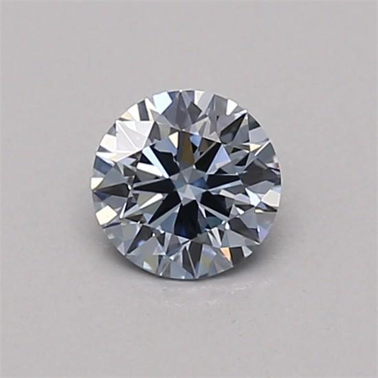 0.33 Ct. Fancy Intense Blue Round Lab Grown Diamond