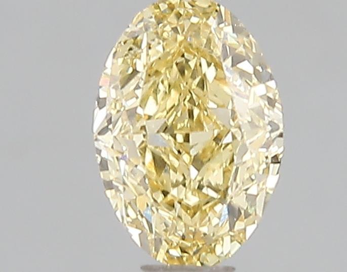 1.01 Ct. Fancy Intense Yellow Oval Lab Grown Diamond