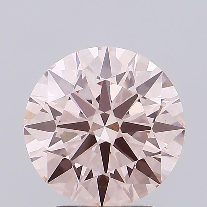 2.86 Ct. Fancy Vivid Pink Round Lab Grown Diamond