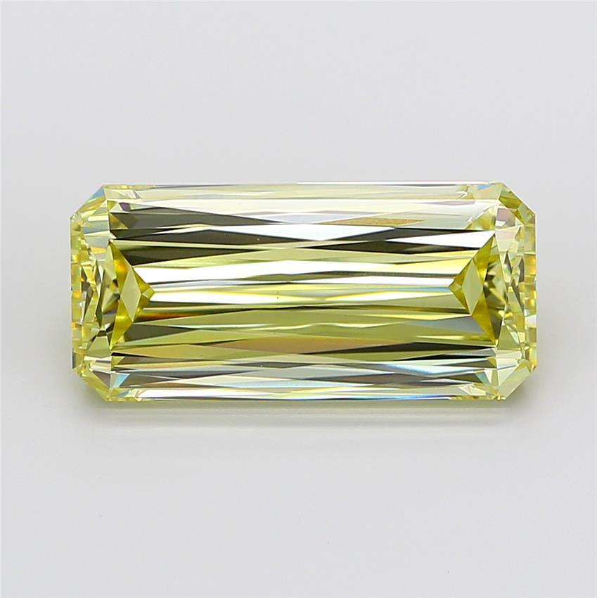 13.32 Ct. Fancy Yellow Radiant Lab Grown Diamond