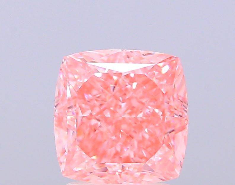 2.58 Ct. Fancy Pink Cushion Lab Grown Diamond